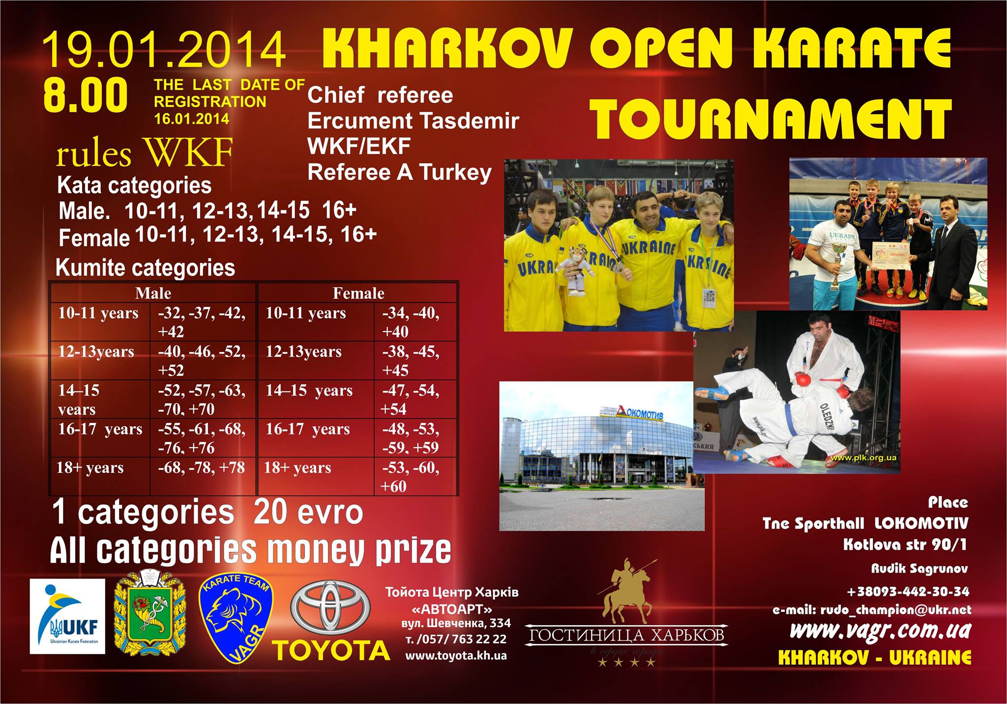 KHARKOV OPEN KARATE TOURNAMENT 2014